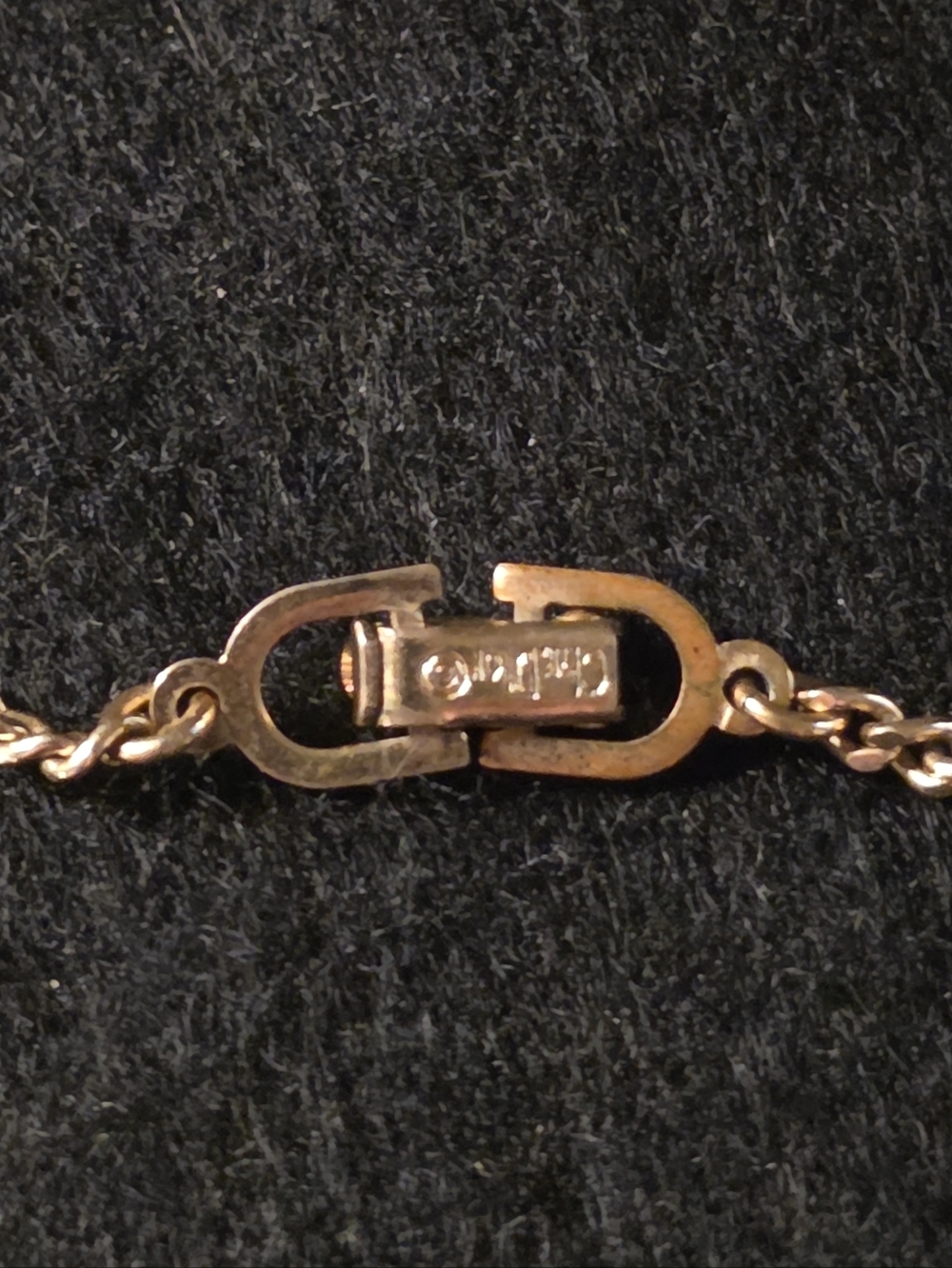 Christian Dior Black Enamel Dog Tag Necklace 1990s - Picture 14 of 16